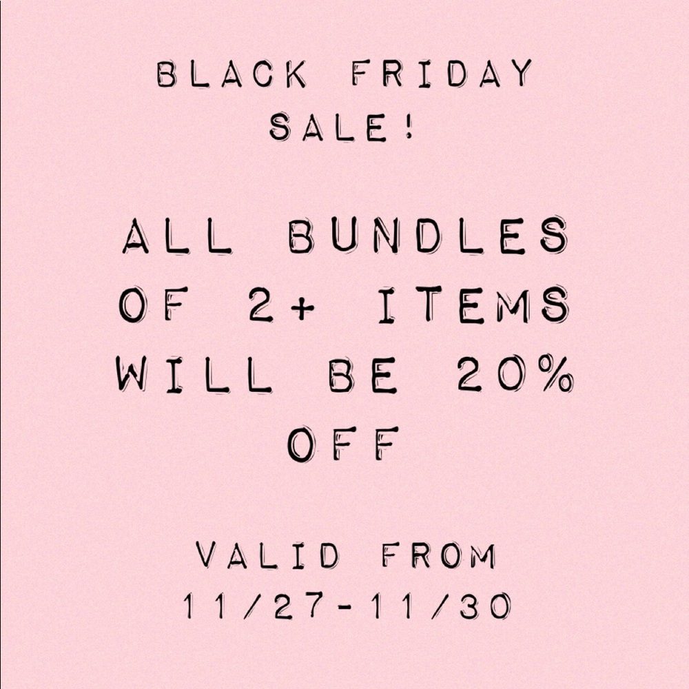 Black Friday Sale!